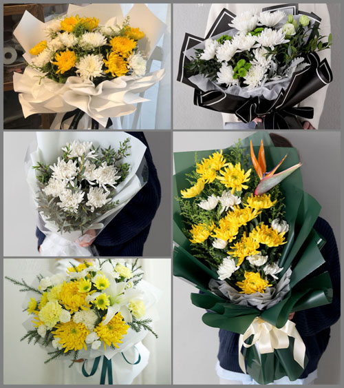 河南南阳邓州市孟楼镇玉皇村白事花束代送